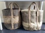 Opbergmand Tas Jute Wasmand Woonaccessoires Nieuw Interieur, Overige materialen, Mand, Rond, Nieuw