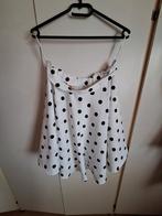 Jaren 50 rok, Kleding | Dames, Ophalen of Verzenden, Gedragen, Maat 38/40 (M), Wit