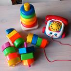 Fisher Price stapeltoren, telefoon en bouwblokken., Ophalen, Zo goed als nieuw, Overige typen, Met geluid