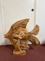 Houten Vis Sculptuur, Antiek en Kunst, Ophalen of Verzenden