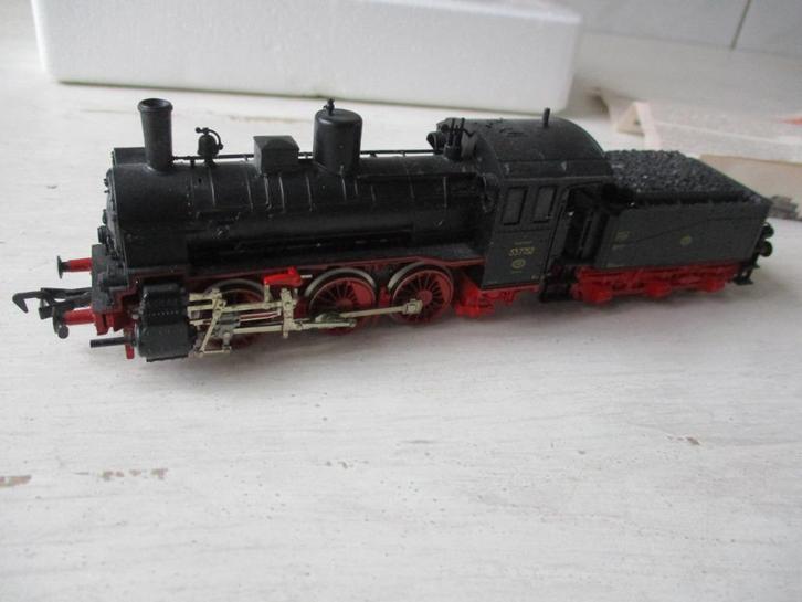 Fleischmann Stoomlok BR 537752 DR no 4124, Hobby en Vrije tijd, Modeltreinen | H0, Zo goed als nieuw, Locomotief, Gelijkstroom