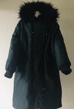 Winterjas oversized met capuchon dames zgan!🍀, Maat 38/40 (M), H&M, Zwart, Ophalen of Verzenden