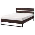 Ikea Trysil bed 140x200 - gebruikt, mist wat onderdelen, Huis en Inrichting, Gebruikt, Bruin, Tweepersoons, 200 cm