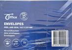 Akte Enveloppen 'peel and seal' 162x229mm 5x100 stuks, Ophalen, Nieuw