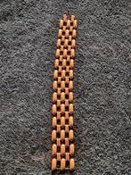 Vergulde Zilveren armband 20cm lang., Ophalen of Verzenden, Gebruikt, Goud, Zilver