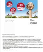 Efteling ticket, Eén persoon, Ticket of Toegangskaart
