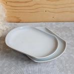 De Driehoek Huizen Holland 2 serveerschaaltjes, Keramiek, Ophalen of Verzenden, Zo goed als nieuw, Overige stijlen