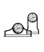 Gispen outline schouw klok, Ophalen of Verzenden, Nieuw, Analoog, Wekker of Tafelklok