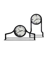 Gispen outline schouw klok, Huis en Inrichting, Woonaccessoires | Klokken, Nieuw, Wekker of Tafelklok, Analoog, Ophalen of Verzenden