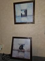 Mooie set van drie schilderijen, Ophalen, Zo goed als nieuw, Schilderij, 50 tot 75 cm