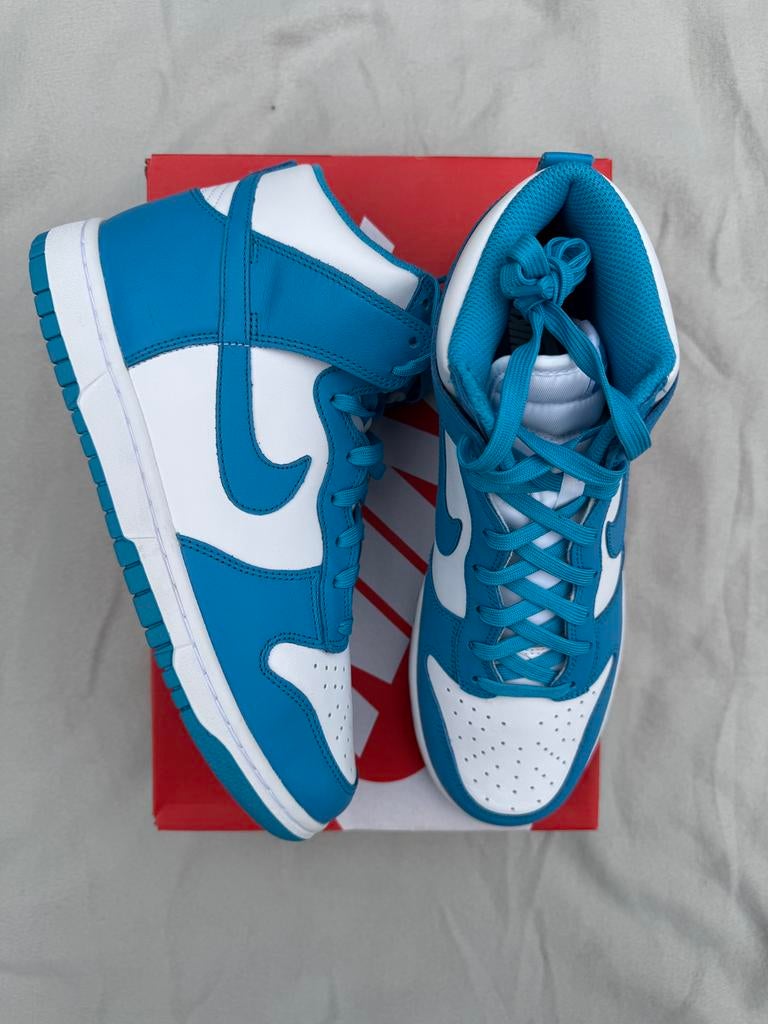 Nike Dunk High Laser Blue - Maat 42.5, --, Overige kleuren, Nieuw, Ophalen of Verzenden
