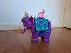 Te koop: paarse Shimmer & Shine olifant (op wieltjes), Ophalen, Zo goed als nieuw
