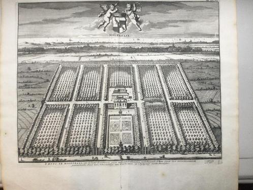 Veere/Grijpskerke, Buitenhuis Molembaix, 1696, Antiek en Kunst, Kunst | Etsen en Gravures, Verzenden