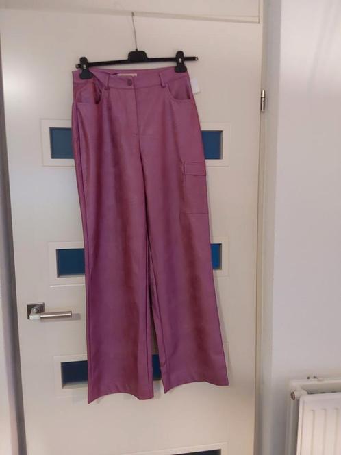 STUDIO ANNELOES NIEUWE WIJDE FAKE LEREN BROEK MAAT 36, Kleding | Dames, Broeken en Pantalons, Nieuw, Maat 36 (S), Overige kleuren