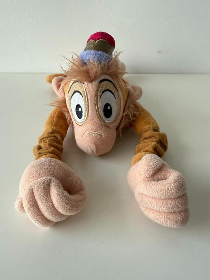 Knuffel aap Abu 35 cm / Aladdin / Disney, Kinderen en Baby's, Speelgoed | Knuffels en Pluche, Zo goed als nieuw, Overige typen
