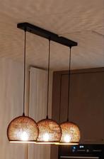 Leuke koperen hanglamp voor boven de eettafel, Huis en Inrichting, Lampen | Hanglampen, Ophalen of Verzenden, Gebruikt, Minder dan 50 cm