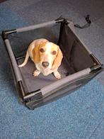 Auto honden mand kleine hond, Ophalen of Verzenden, Zo goed als nieuw