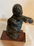 Judith Braun - Man aan de maaltijd - Verbronst beeld, Ophalen of Verzenden