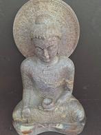 Rosé marmeren boeddha Candhara, Ophalen of Verzenden