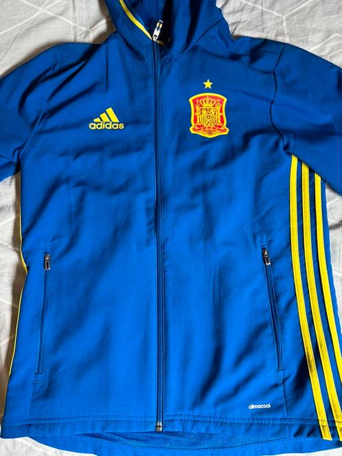 Spanje Adidas Trainingsset – Maat S – ClimaCool – Origineel, Kleding | Heren, Sportkleding, Zo goed als nieuw, Voetbal, Maat 46 (S) of kleiner