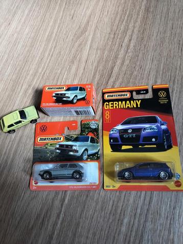 4x Matchbox VW Golf  beschikbaar voor biedingen