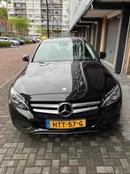 Mercedes-Benz C-Klasse C200 2.0 135KW Aut7 2016 Zwart, Auto's, 1800 kg, 4 cilinders, Navigatiesysteem, Zwart
