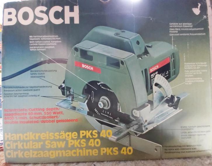 BOSCH CIRKELZAAG, Doe-het-zelf en Verbouw, Gereedschap | Zaagmachines, Nieuw, Cirkelzaag, Minder dan 600 watt, 30 tot 70 mm, Ophalen