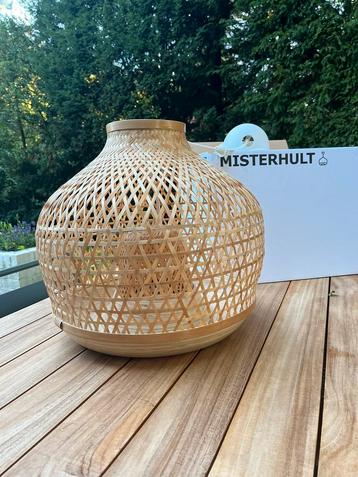 Rieten/rotan hanglamp van IKEA MISTERHULT beschikbaar voor biedingen