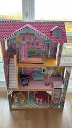 KidKraft Poppenhuis incl accessoires, Kinderen en Baby's, Speelgoed | Poppenhuizen, Ophalen, Zo goed als nieuw, Poppenhuis