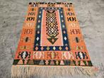 Handgeknoopt Perzisch wol Kelim tapijt Fars 116x168cm, Overige kleuren, 100 tot 150 cm, 150 tot 200 cm, Gebruikt