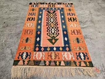 Handgeknoopt Perzisch wol Kelim tapijt Fars 116x168cm