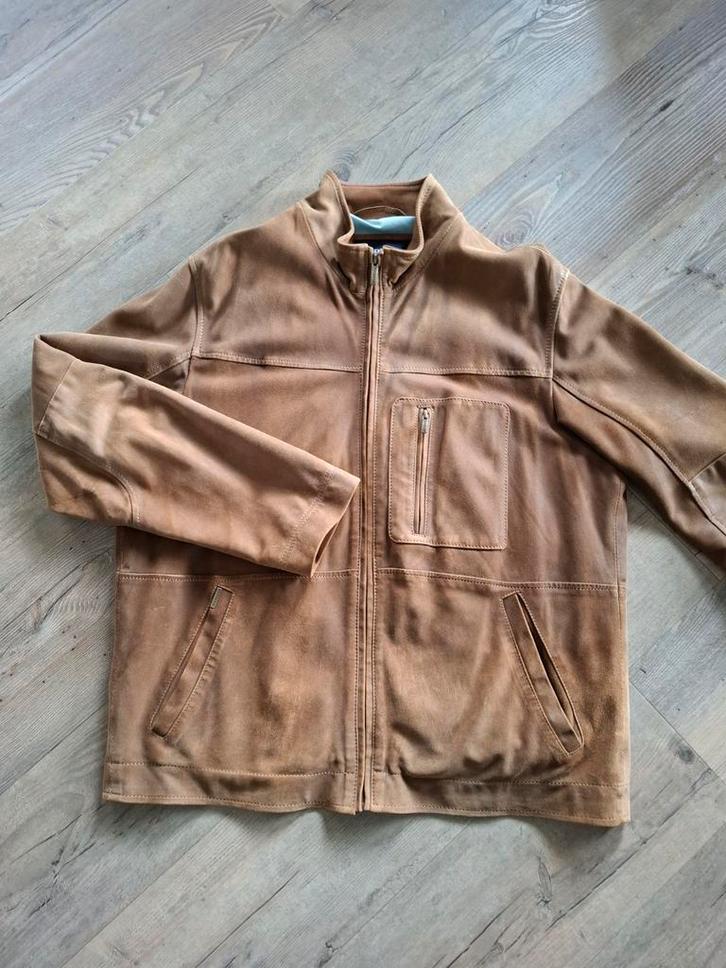 suède/lambs leren heren jas van McGREGOR maat 54, Kleding | Heren, Jassen | Zomer, Maat 52/54 (L), Bruin, Ophalen of Verzenden