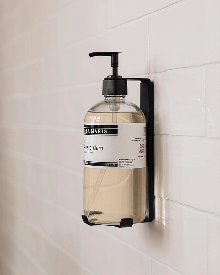 3x Marie Stella Maris zeepdispenser houders 500ml, Huis en Inrichting, Badkamer | Badkamermeubels, Zo goed als nieuw, Overige typen