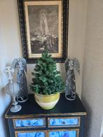 Lux kerstboompje in een prachtige vintage pot., Ophalen of Verzenden, Zo goed als nieuw