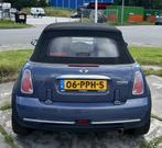 Mini Cooper Cabrio 2005 Blauw | APK tot 07-2026, Auto's, Mini, Voorwielaandrijving, 4 cilinders, Cabriolet, 14 km/l