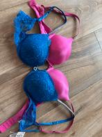 Bh met glitter details, push up, maat 75B, Ophalen of Verzenden, Blauw, BH
