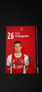 Spelerskaart met handtekening; Nick Viergever # Ajax PSV, Verzenden, Nieuw, Ajax, Spelerskaart