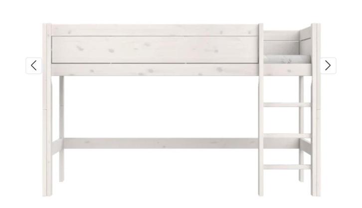 Halfhoogslaper IKEA Lifetime met piratenboard, Kinderen en Baby's, Kinderkamer | Stapelbedden en Hoogslapers, Gebruikt, Halfhoogslaper