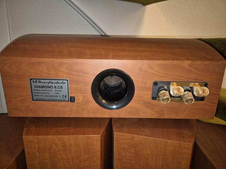 Wharfedale Diamond 9 serie Speakers - Top Geluid!, Audio, Tv en Foto, Luidsprekers, Gebruikt, Front, Rear of Stereo speakers, 60 tot 120 watt