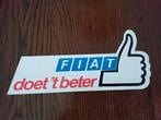 Sticker Fiat, Ophalen of Verzenden, Zo goed als nieuw