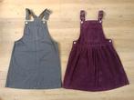 2 x overgooier maat 128 leuke jurkjes met bretels, Ophalen of Verzenden, Gebruikt, Meisje, Jurk of Rok