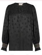 Fabienne Chapot Blouse  Hartjes maat 38, Kleding | Dames, Blouses en Tunieken, Verzenden, Zo goed als nieuw, Maat 38/40 (M), Zwart