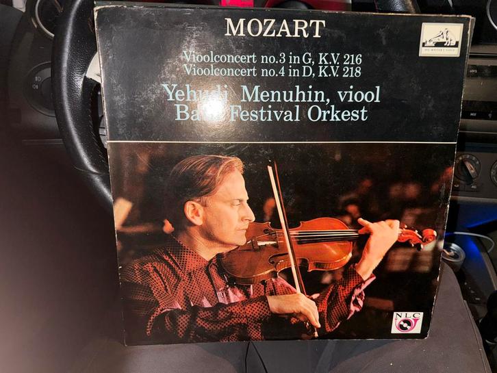 Mozart - Vioolconcerten Yehudi Menuhin LP, Cd's en Dvd's, Vinyl | Klassiek, Gebruikt, Classicisme, Orkest of Ballet, 12 inch, Ophalen of Verzenden