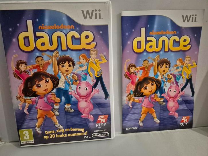 Nickelodeon Dora Dance Wii, Spelcomputers en Games, Games | Nintendo Wii, Zo goed als nieuw, Muziek, 1 speler, Vanaf 3 jaar, Ophalen of Verzenden