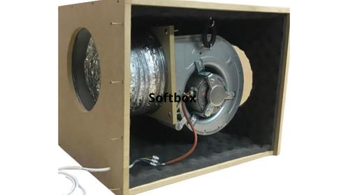 Soft box, Afzuiger, Ventilatie, Slakkenhuis, Kist,Luchtslang, Tuin en Terras, Kweekspullen, Nieuw, Kweektent, Ophalen of Verzenden