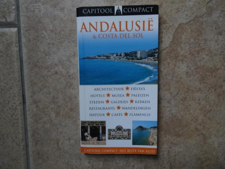Andalusie en Costa del sol ; capitool compact reisgids, Boeken, Reisgidsen, Zo goed als nieuw, Reisgids of -boek, Europa, Capitool