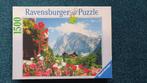 Ravensburger Alpen puzzle 1500 stukjes, Gebruikt, 500 t/m 1500 stukjes, Legpuzzel, Ophalen