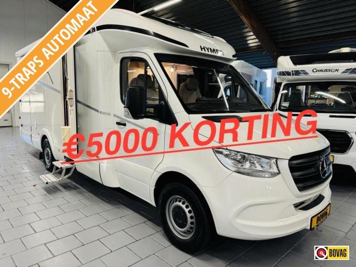 HERFSTSHOW KORTING Hymer Tramp 685 S Mercedes 9G Automaat, Caravans en Kamperen, Campers, Bedrijf, Half-integraal, Hymer, Diesel