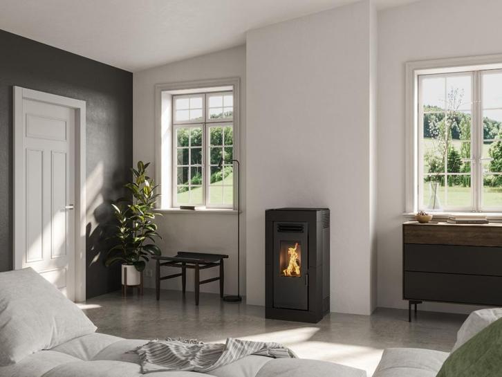 Pelletkachel Montraux Benjamin met 7 kW, Huis en Inrichting, Kachels, Nieuw, Vrijstaand, Pelletkachel, Overige brandstoffen, Ophalen of Verzenden