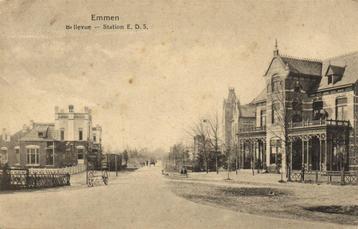 Emmen - Bellevue - Station E.D.S. - B-keus - 1917 gelopen beschikbaar voor biedingen